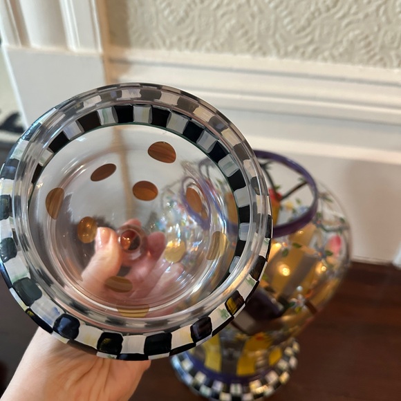 NWT Authentic MACKENZIE-CHILDS Garland Apothecary Jar - Picture 11 of 16